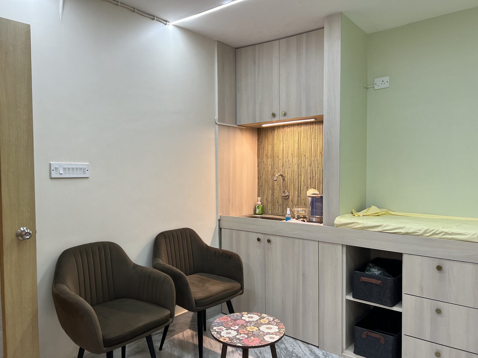 Inside the clinic
